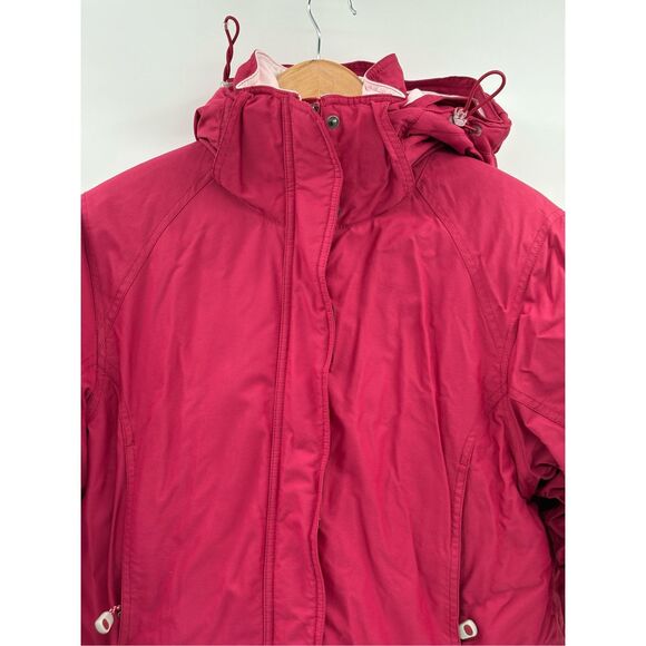 L.L. Bean Down Coat Women Small Pink Heavy Winter Hooded Parka‎ - Picture 10 of 11